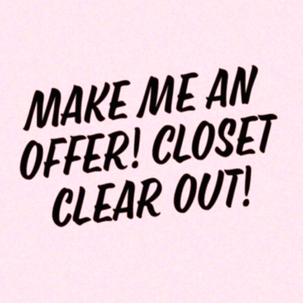 Closet clear out!